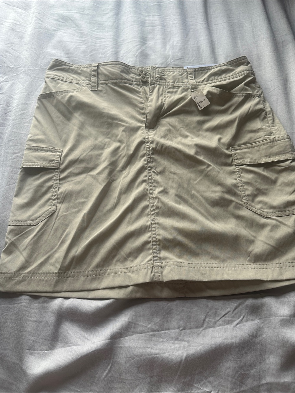 Patagonia Beige Mini Cargo Skirt